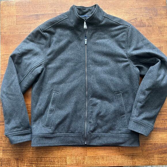 Flag & Anthem Other - Men’s Wool Bomber Jacket - Flag & Anthem - Gray - Medium - Retro Classic Style.